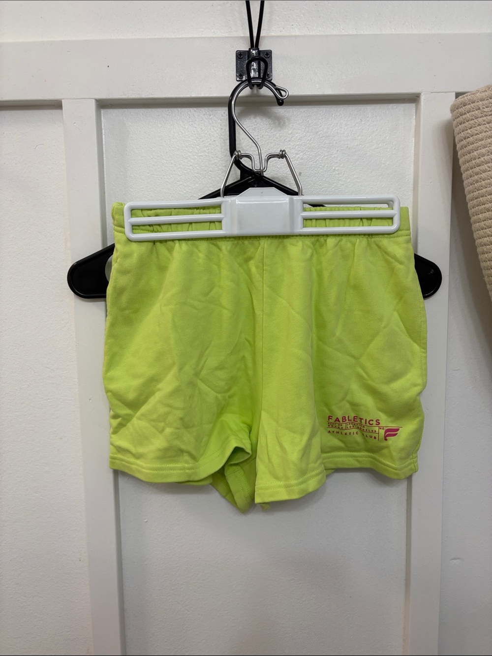 Fabletics Women's Neon Lime Athletic Shorts
